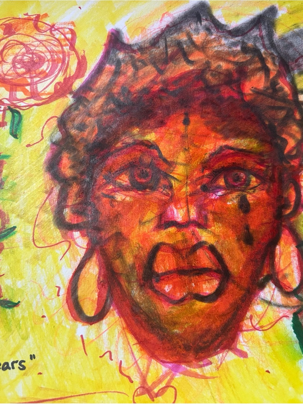 Original Drawing “no more tears” - Picture 2 of 5